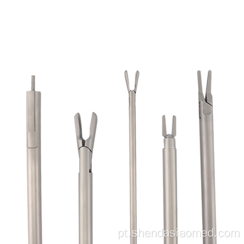 Instrumentos cirúrgicos laparoscópicos pinça dissector tesoura